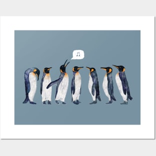 Singing Penguin Posters and Art